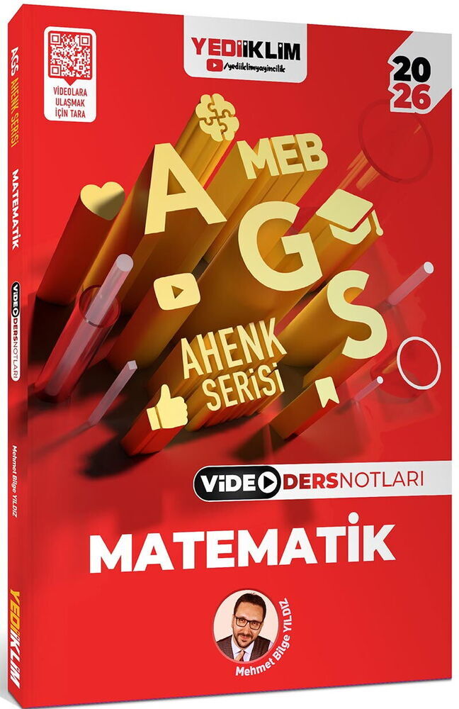 Yediiklim Yayınları 2026 MEB AGS Ahenk Serisi Matematik Video Ders Notları