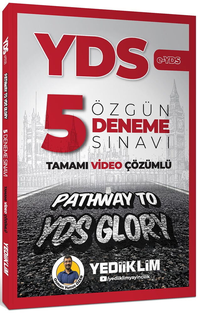 Yediiklim Yayınları YDS Tamamı Video Çözümlü Özgün 5 Deneme Sınavı