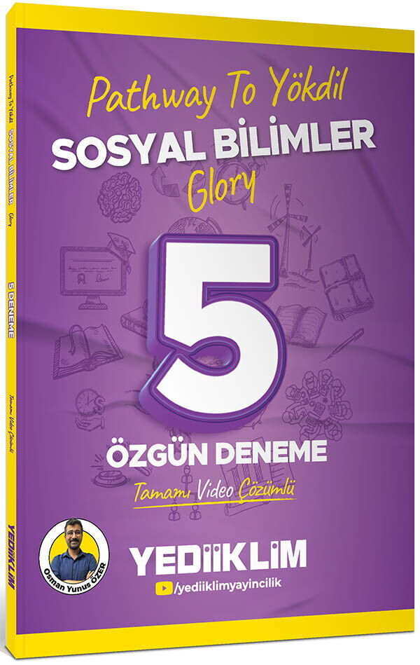 Yediiklim Yayınları Pathway To Yökdil Sosyal Bilimler Glory Tamamı Video Çözümlü 5 Özgün Deneme