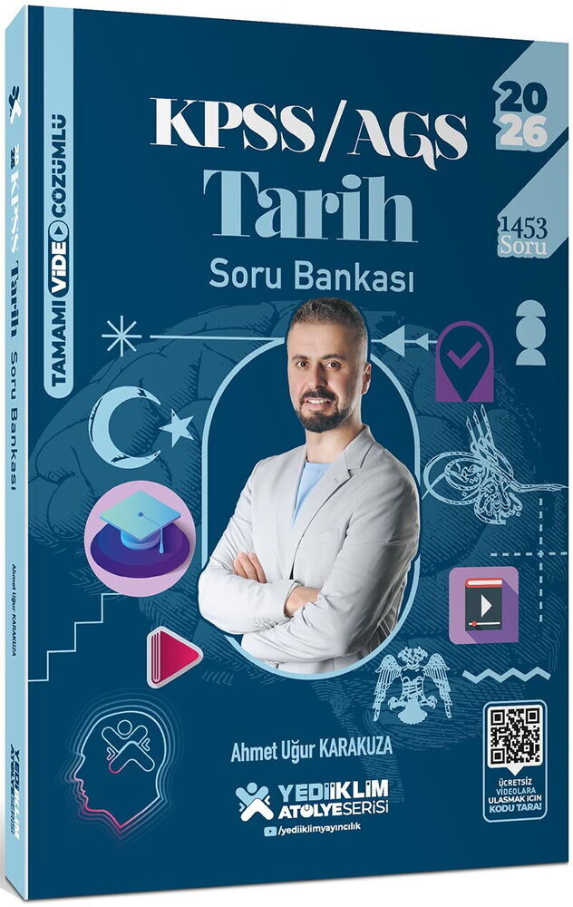 Yediiklim Yayınları 2026 KPSS Genel Kültür Atölye Tarih Tamamı Video Çözümlü Soru Bankası