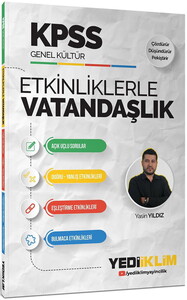 YEDİİKLİM YAYINEVİ KPSS Genel Kültür Etkinliklerle Vatandaşlık