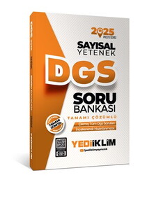 Yediiklim Yayınları 2025 DGS Sayısal Yetenek Tamamı Çözümlü Soru Bankası #1