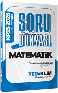 Yediiklim Yayınları 2026 KPSS Genel Yetenek Matematik Soru Dünyası