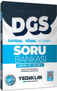 Yediiklim Yayınları 2026 DGS Prestij Serisi Sayısal Sözel Yetenek Tamamı PDF Çözümlü Soru Bankası 