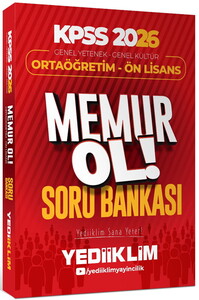 Yediiklim Yayınları 2026 KPSS Genel Yetenek Genel Kültür Ortaöğretim - Ön Lisans Memur Ol Soru Bankası