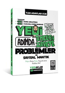 Yediiklim Tüm Adaylar için Yedi Adımda Temelden Zirveye Problemler ve Sayısal Mantık Video Konu Anlatımlı Video Çözümlü Soru Ban