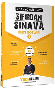 Yediiklim Yayınları YDS YÖKDİL YDT Sıfırdan Sınava Tamamı Videolu Ders Notları 1. Kitap