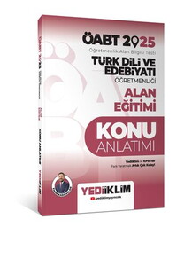 Yediiklim Yayınları 2025 ÖABT Türk Dili ve Edebiyatı Öğretmenliği Alan Eğitimi Konu Anlatımı #1