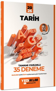 Yediiklim Yayınları 2026 Meb-Ags Ahenk Tarih Tamamı Çözümlü 35 Deneme(08.01.2026 değişikliğine göre