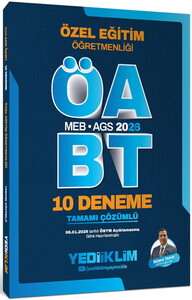 Yediiklim Yayınları 2026 Meb-Ags Öabt Özel Eğitim Öğretmenliği Tamamı Çözümlü 10 Deneme