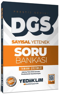 Yediiklim Yayınları 2026 DGS Prestij Serisi Sayısal Yetenek Tamamı Çözümlü Soru Bankası