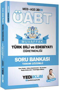Yediiklim Yayınları 2026  MEB AGS ÖABT Muvaffak Türk Dili Ve Edebiyatı Öğretmenliği Soru Bankası Tamamı Çözümlü