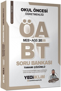 Yediiklim Yayınları 2026  MEB AGS ÖABT Okul Öncesi Öğretmenliği Soru Bankası Tamamı Çözümlü