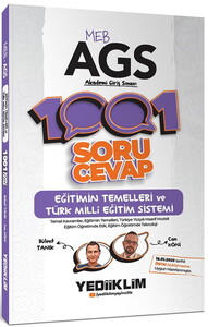 Yediiklim Yayınları MEB AGS Eğitimin Temelleri ve Türk Milli Eğitim Sistemi 1001 Soru Cevap