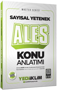 Yediiklim Yayınları 2026 Master Serisi ALES Sayısal Yetenek Konu Anlatımı