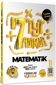 Yediiklim Yayınları TYT Yedi Adımda Temel Matematik Video Konu Anlatımlı Video Çözümlü Soru Bankası 1.Kitap