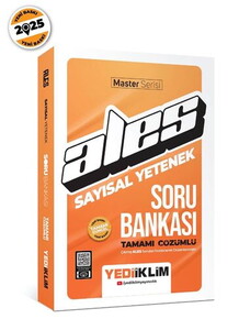 Yediiklim Yayınları 2025 Ales Sayısal Yetenek Tamamı Çözümlü Soru Bankası #1