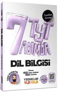 Yediiklim Yayınları TYT Yedi Adımda Temel Dil Bilgisi Video Konu Anlatımlı Video Çözümlü Soru Bankası