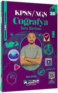 Yediiklim Yayınları 2026 KPSS Genel Kültür Atölye Serisi Coğrafya Tamamı Video Çözümlü Soru Bankası