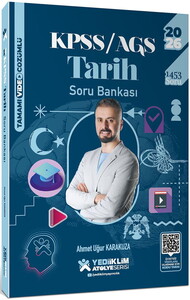 Yediiklim Yayınları 2026 KPSS Genel Kültür Atölye Tarih Tamamı Video Çözümlü Soru Bankası