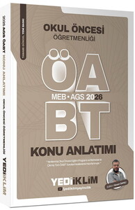 Yediiklim Yayınları MEB AGS ÖABT Okul Öncesi Öğretmenliği Konu Anlatımı
