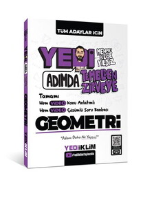 Yediiklim Yayınları Yedi Adımda Temelden Zirveye Geometri Video Konu Anlatımlı Video Çözümlü Soru Bankası #1