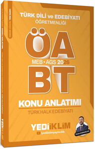 Yediiklim 2026 MEB AGS ÖABT Türk Dili ve Edebiyatı Öğretmenliği Türk Halk Edebiyatı Konu Anlatımı 