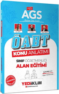 Yediiklim Yayınları 2025 MEB AGS ÖABT Sınıf Öğretmenliği Alan Eğitimi Konu Anlatımı