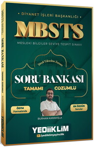 Yediiklim Yayınları Diyanet İşleri Başkanlığı MBSTS Tamamı Çözümlü Soru Bankası