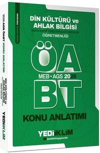 Yediiklim 2026 MEB AGS ÖABT Din Kültürü Ve Ahlak Bilgisi Öğretmenliği  Konu Anlatımı