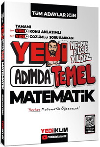 Tüm Adaylar için Yedi Adımda Temel Matematik Video Konu Anlatımlı Video Çözümlü Soru Bankası