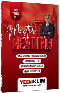 Yediiklim Yayınları YDS YÖKDİL YDT Master Reading Soru Bankası