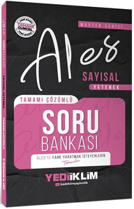 Yediiklim Yayınları 2026 ALES Sayısal Yetenek Tamamı Çözümlü Soru Bankası