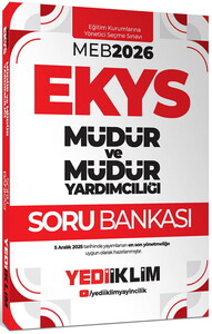 Yediiklim  Yayınları 2026 MEB EKYS Müdür Ve Müdür Yardımcılığı Soru Bankası