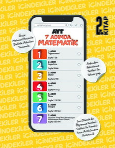 Yediiklim Yayınları AYT Yedi Adımda Temelden Zirveye Matematik Tamamı Video Konu Anlatımlı ve Tamamı Video Çözümlü 2. Kitap #2
