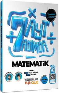 Yediiklim Yayınları AYT Yedi Adımda Temelden Zirveye Matematik Tamamı Video Konu Anlatımlı ve Tamamı Video Çözümlü 2. Kitap