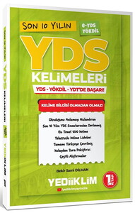 Yediiklim Yayınları Son 10 Yılın YDS Kelimeleri (1.Kitap)